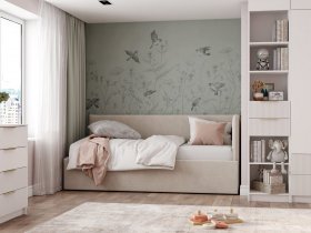 Диван-кровать Бенто (крем) в Бердске - berdsk.mebel-nsk.ru | фото