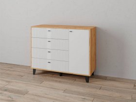Комод «Катрин-13» (дуб крафт золотой/карбон фарфор) в Бердске - berdsk.mebel-nsk.ru | фото