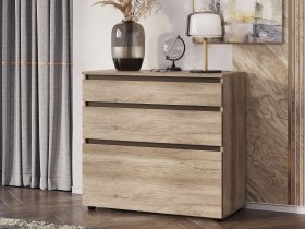 Комод КМ-01 Энигма (венге/дуб каньон) в Бердске - berdsk.mebel-nsk.ru | фото