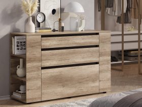 Комод КМ-06 Энигма (венге/дуб каньон) в Бердске - berdsk.mebel-nsk.ru | фото