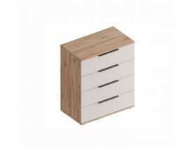 Комод с ящиками Сицилия (дуб альпийский/тефия) в Бердске - berdsk.mebel-nsk.ru | фото