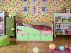 Кровать детская Бабочки 1,8 м в Бердске - berdsk.mebel-nsk.ru | фото