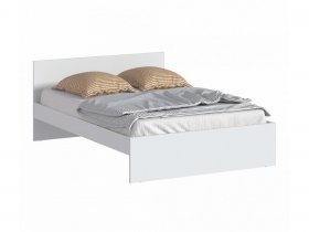 Кровать двуспальная 1,4м Бруклин СБ-3353 (белый) в Бердске - berdsk.mebel-nsk.ru | фото