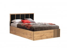 Кровать двуспальная с подъем. мех. 1,6 м Либерти 51.20 в Бердске - berdsk.mebel-nsk.ru | фото