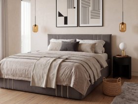 Кровать двуспальная 1,6м с подъем. мех. Леванте в Бердске - berdsk.mebel-nsk.ru | фото