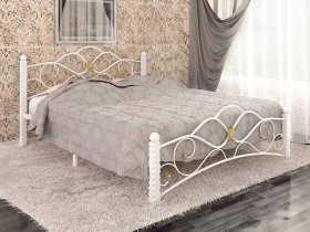 Кровать двуспальная Гарда-3 на металлокаркасе 1,4 м в Бердске - berdsk.mebel-nsk.ru | фото