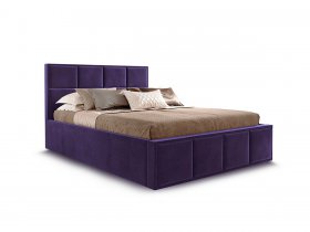 Кровать мягкая 1,6 Октавия стандарт, вар.3 в Бердске - berdsk.mebel-nsk.ru | фото