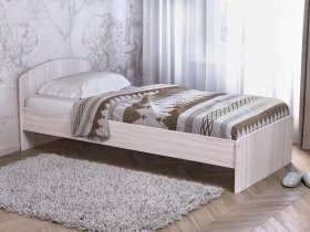 Кровать односпальная 80 с низкой спинкой (ясень шимо светлый) в Бердске - berdsk.mebel-nsk.ru | фото