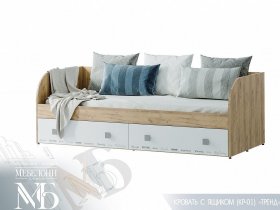 Кровать с ящиками Тренд КР-01 в Бердске - berdsk.mebel-nsk.ru | фото
