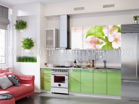 Кухонный гарнитур Яблоневый цвет в Бердске - berdsk.mebel-nsk.ru | фото