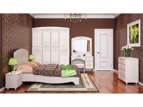 Модульная спальня Каролина в Бердске - berdsk.mebel-nsk.ru | фото