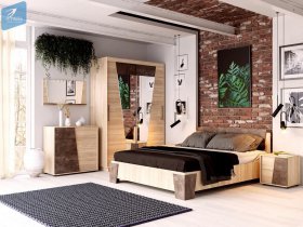 Модульная спальня Санремо в Бердске - berdsk.mebel-nsk.ru | фото