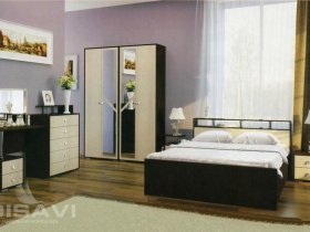 Модульная спальня Соломея в Бердске - berdsk.mebel-nsk.ru | фото