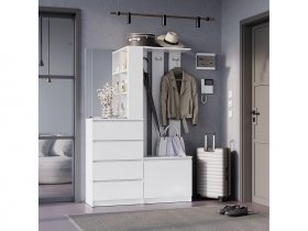 Прихожая Симпл ПР-04 (белый) в Бердске - berdsk.mebel-nsk.ru | фото