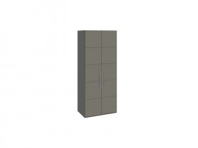 Шкаф для одежды с 2 дверями Наоми (джут/фон серый) СМ-208.07.03 в Бердске - berdsk.mebel-nsk.ru | фото