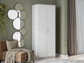 Шкаф двухстворчатый ШК-2 (белый текстурный) в Бердске - berdsk.mebel-nsk.ru | фото