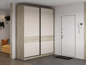 Шкаф-купе Бостон ШК-005 (2.0 м) (дуб крафт серый/кашемир) в Бердске - berdsk.mebel-nsk.ru | фото