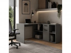 Стол письменный Лайт 03.245 (темно-серый) в Бердске - berdsk.mebel-nsk.ru | фото